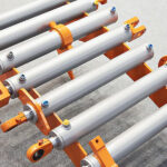 Anti-corrosion single acting industrial hydraulic cylinders