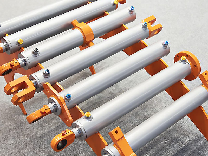 Anti-corrosion single acting industrial hydraulic cylinders