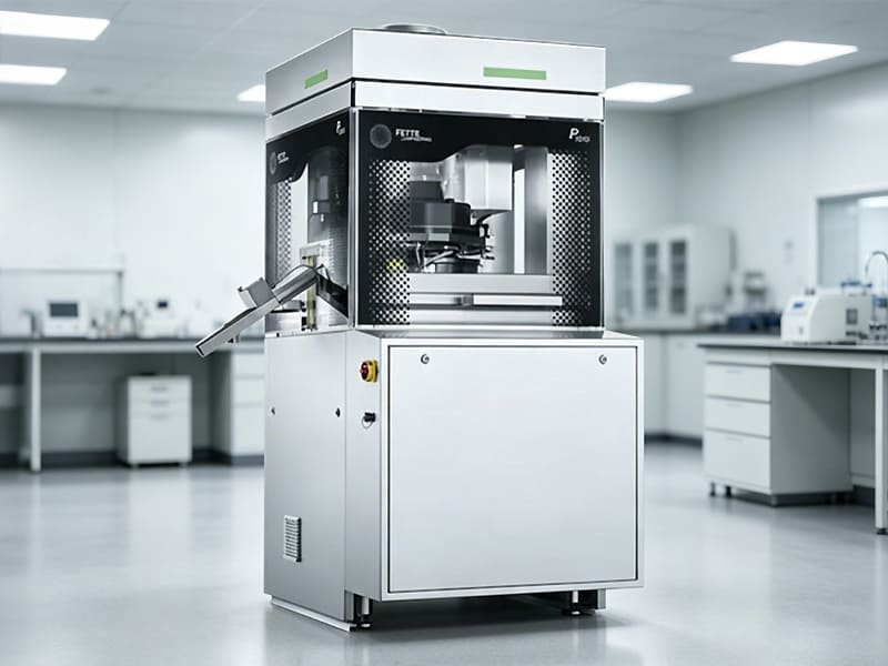 Stainless steel lab automatic tablet press machine, pharmaceutical laboratory automation equipment