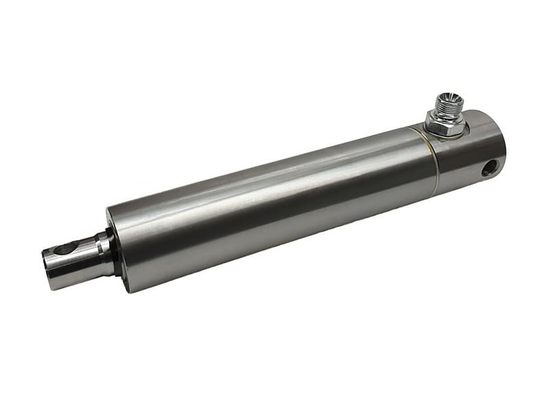 Custom stainless steel single acting hydraulic cylinder, customizable specs & material