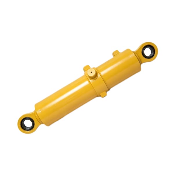 Yellow double eye mounting hydraulic cylinder for construction machinery