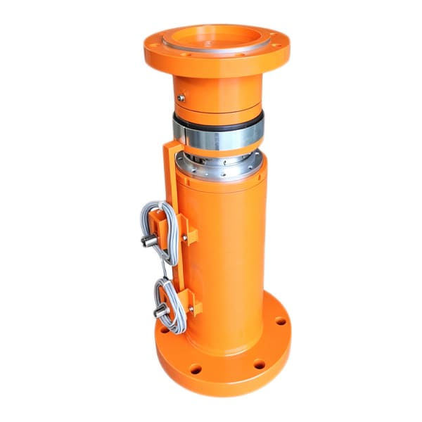1. Orange double flange hydraulic cylinder built-in position sensor for precision control