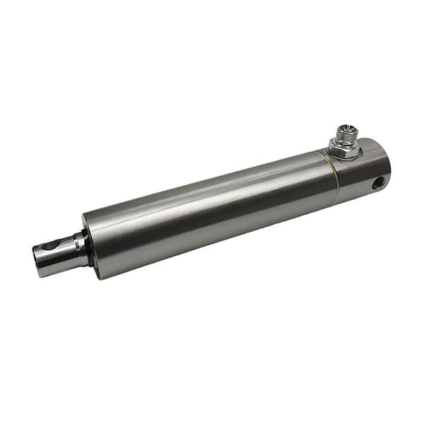 Stainless steel hydraulic cylinder for industrial equipment